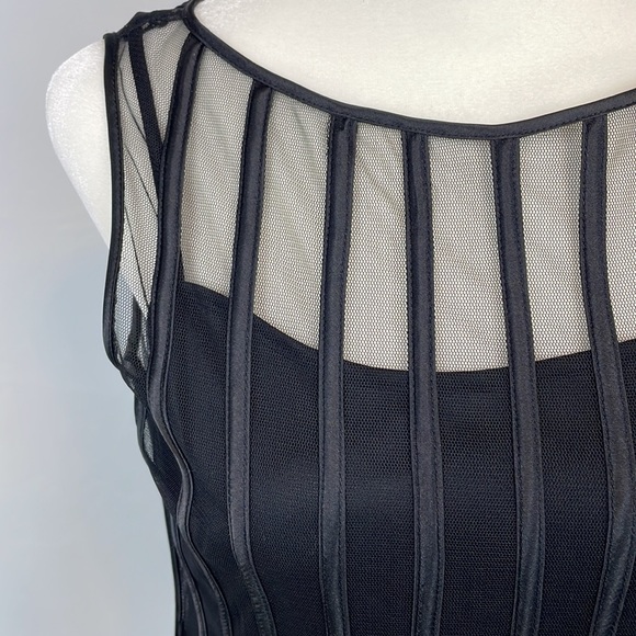 Satin and mesh top - Picture 4 of 6